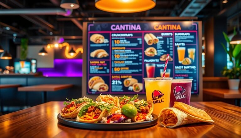 Taco Bell Cantina Menu